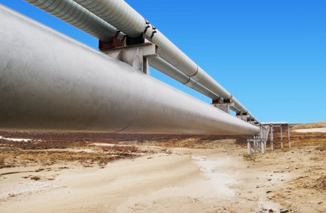 A lot of gas pipeline